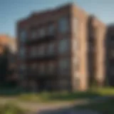 Abandoned apartment building in Washington, D.C.