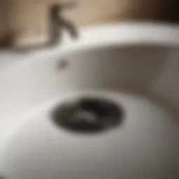 A sparkling clean tub drain showcasing the effectiveness of maintenance