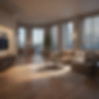 Modern Apartment Amenities Modern apartment interior illustrating amenities available in rental properties.