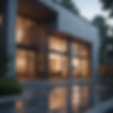 Innovative Architectural Blueprint Architectural blueprint of a modern house
