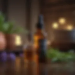 Aromatic essential oils for room cleaning