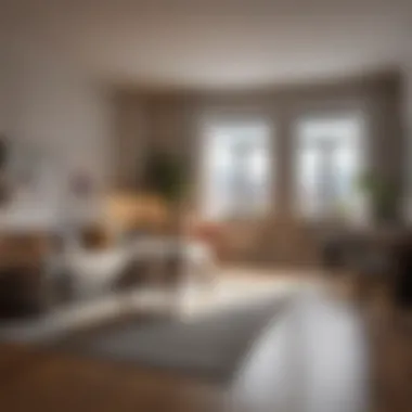 Interior View of a Typical One Bedroom Apartment Charming one bedroom apartment interior in NYC