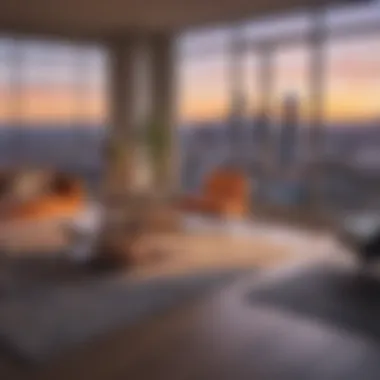 Luxury 1-bedroom apartment with panoramic view of San Diego skyline