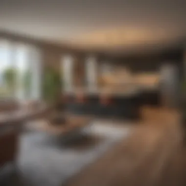 Stylish Apartment Interior in Beachwood Canyon Interior of a modern apartment in Beachwood Canyon featuring stylish design and spacious layout.