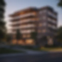 Contemporary architecture of Benning Heights Apartments