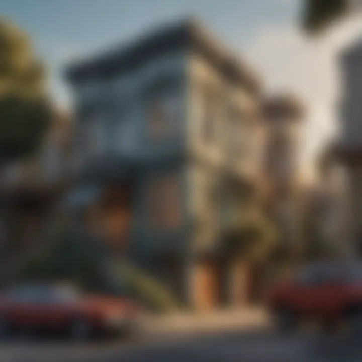 Cultural attractions in a San Francisco neighborhood