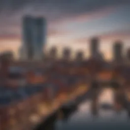 A scenic view of Boston's skyline showcasing modern and historic architecture.