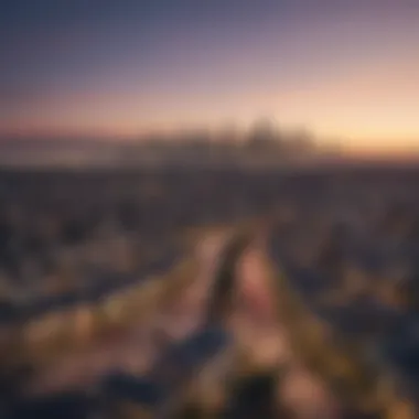 Los Angeles Skyline: A Diverse Neighborhood Overview Aerial view of Los Angeles skyline showcasing diverse neighborhoods