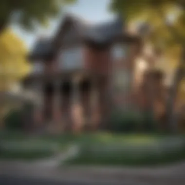 Historic Victorian houses lining a street in Denver