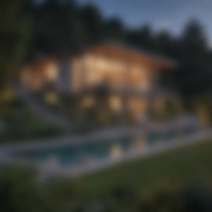 Graph depicting property value trends over the years