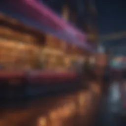 Vibrant nightlife scene in Atlanta