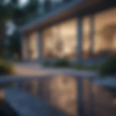 Architectural Blueprint Visualization Architectural Blueprint of Real Estate Property