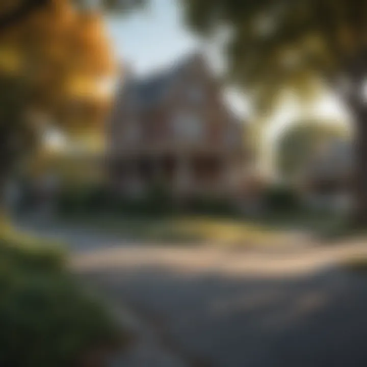 Charming residential streets lined with historic homes in Bridgeport.