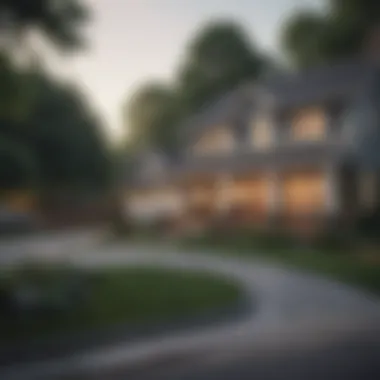 Exploring Neighborhood Aesthetics A serene suburban neighborhood showcasing various home styles.