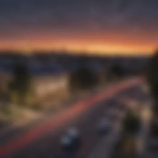 Artistic depiction of Capitol Hill skyline at dusk