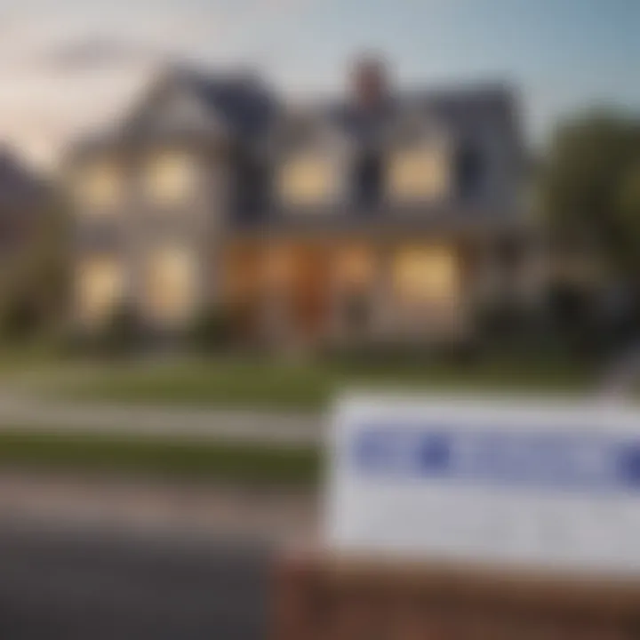 A house with a 'For Sale' sign indicating a cash offer