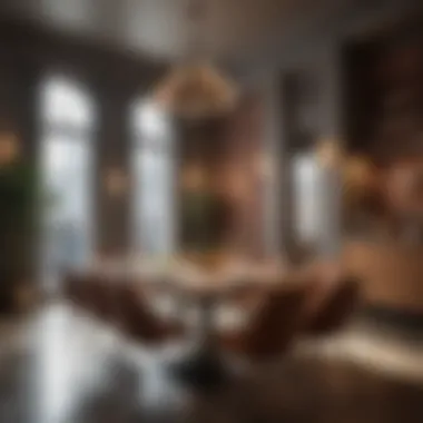 Chic Dining Area Chic Dining Area in Grand Central Market Apartment