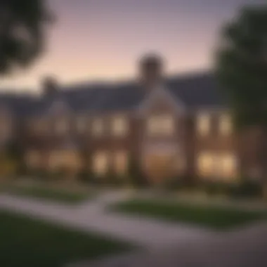 Educational Resources in the Community Local school nearby Chimney Hill Townhomes illustrating educational opportunities