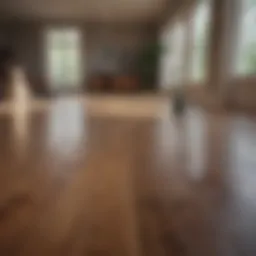Natural cleaning solution for hardwood floors