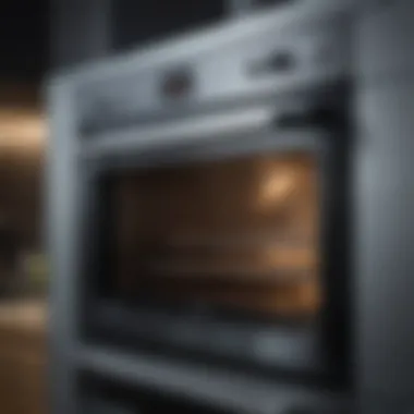 Gleaming Oven Sparkling stainless steel oven with a gleaming appearance