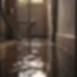 Clearing Blocked Drain with Plumbing Tools