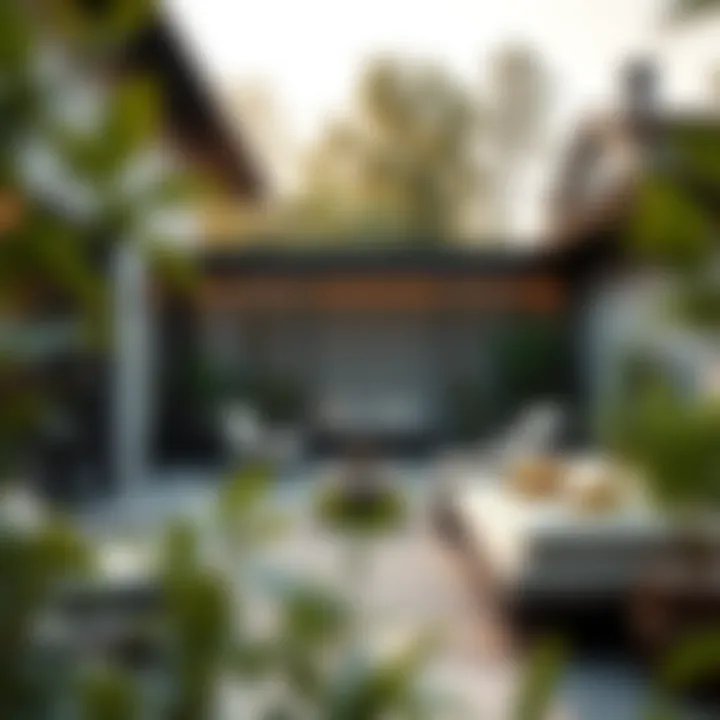 A Serene Outdoor Space for Relaxation Serene Outdoor Space