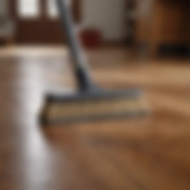 Proper tools for hardwood floor maintenance