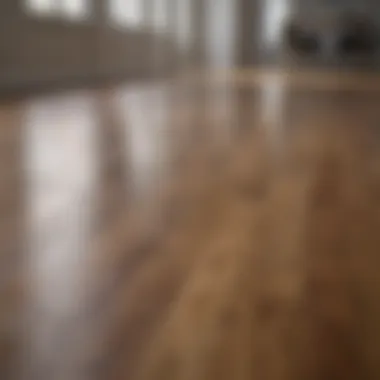 Before and after comparison of laminate flooring maintenance