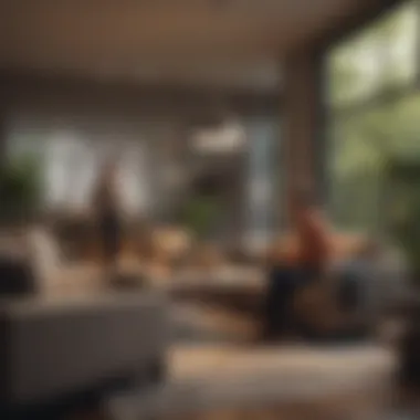 Guidance from Real Estate Professionals Real estate agent discussing options with a couple in a cozy setting