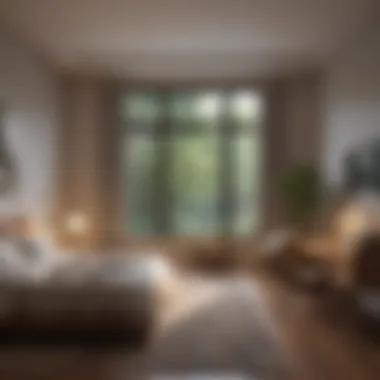 Cozy bedroom with natural lighting and minimalist decor