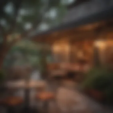 Charm-Filled Retreat Cozy Cafe Patio in a Quaint North Austin Village