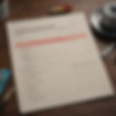 Visually Appealing Cleaning Checklist A visually appealing cleaning checklist on a notepad