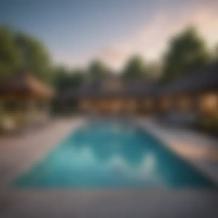 Community amenities including pool and fitness center