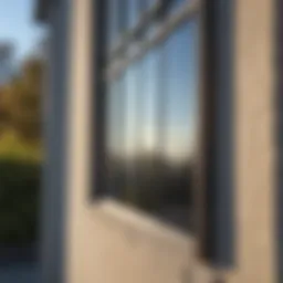 Reflection of crystal-clear window