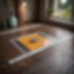 Measuring square footage with a measuring tape