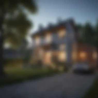 Visual representation of property evaluation criteria