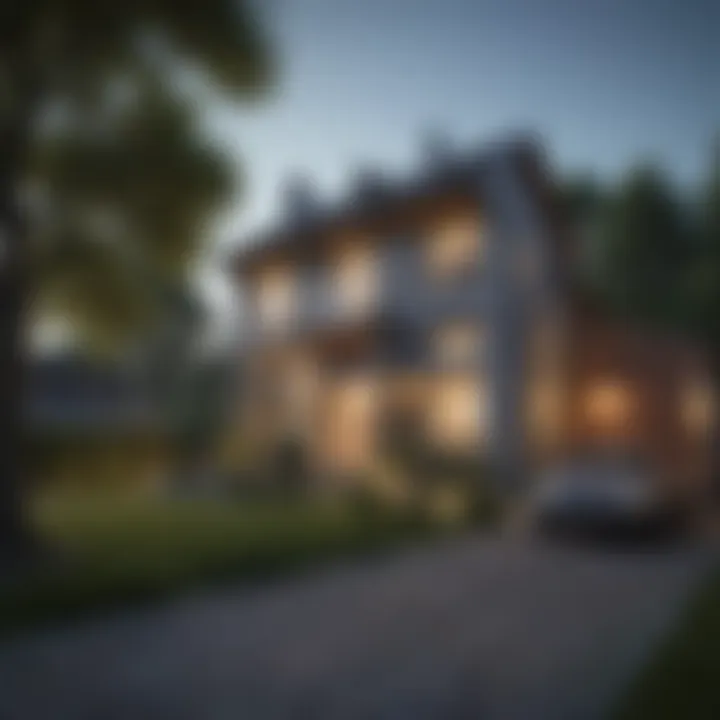 Visual representation of property evaluation criteria