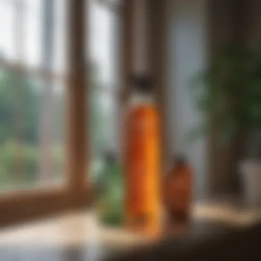 Eco-Friendly Solutions for a Sparkling Clean Eco-friendly cleaning supplies arranged neatly