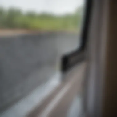 The Art of Squeegeeing: Achieving a Flawless Finish Close-up of a squeegee in action on a window