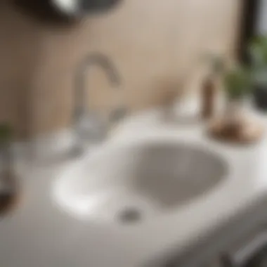 A clean, unclogged sink reflecting effective maintenance techniques.