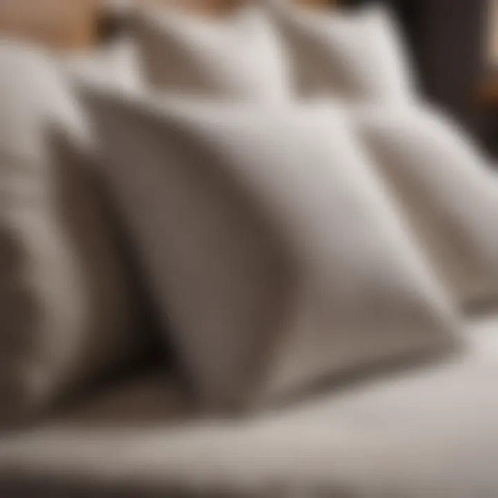 Cleaning supplies for maintaining throw pillows