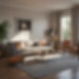 Elegant apartment interior with stylish decor in Mar Vista