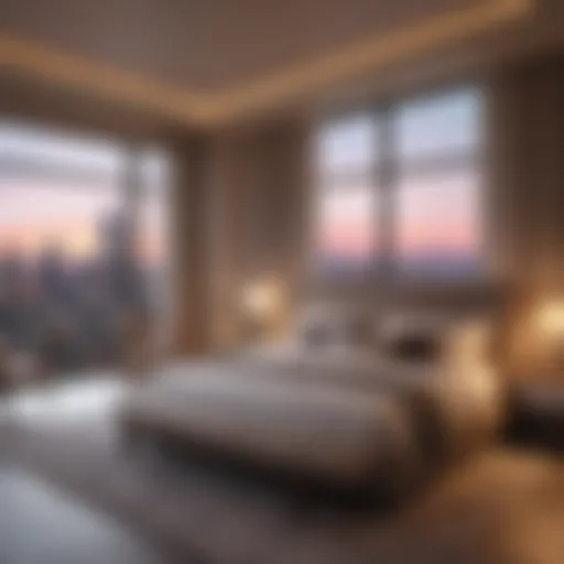 Elegant Master Bedroom with Panoramic City Views