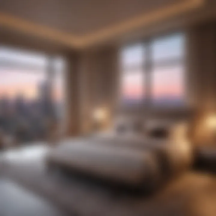 Elegant Master Bedroom with Panoramic City Views