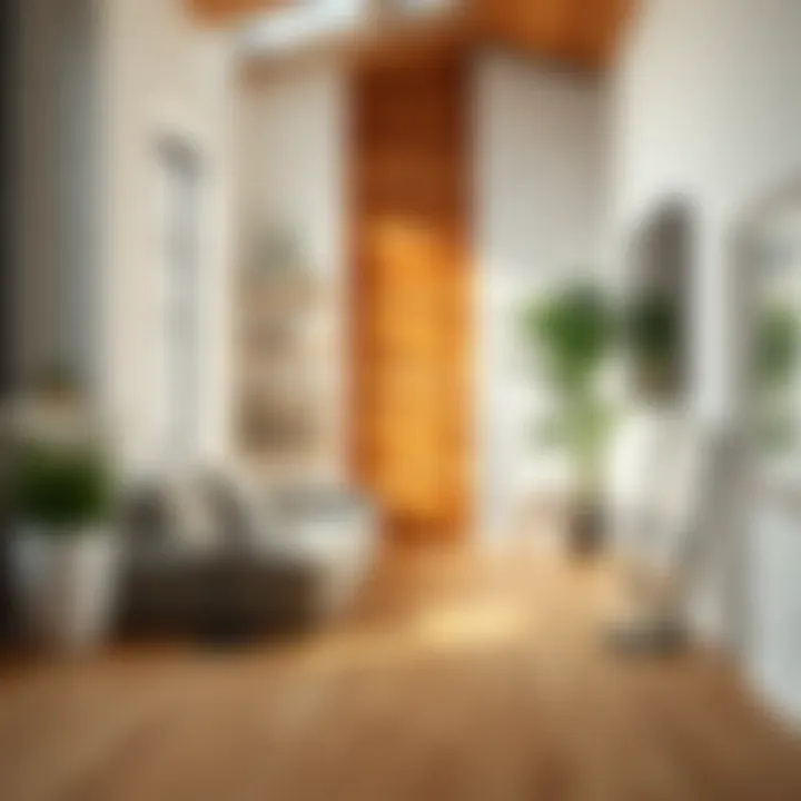 Cleaning solution for wood floors