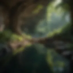 Enigmatic Grotto's Crystal Clear Waters Reflecting Nature's Beauty