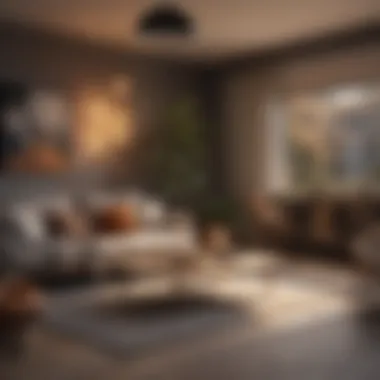 Cozy living room setup with personal touches