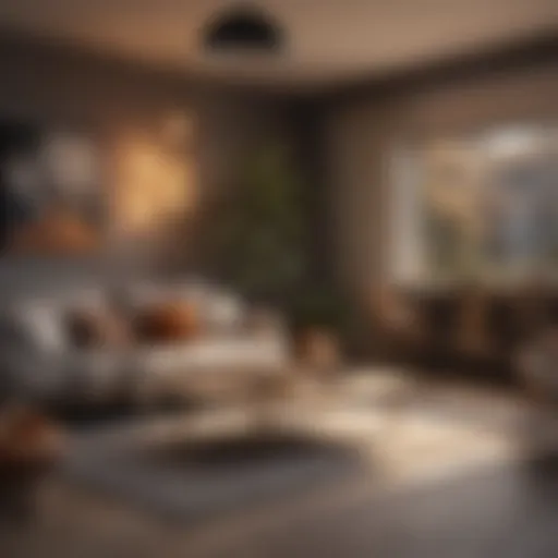 Cozy living room setup with personal touches