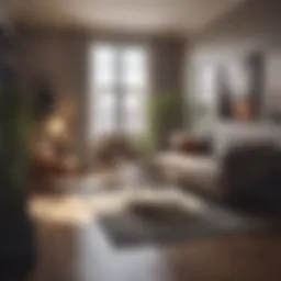 Sophisticated apartment interior design