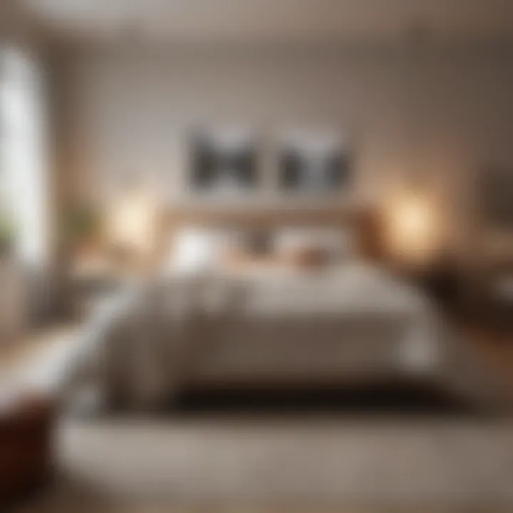 Cozy bedroom with personal touches and decor